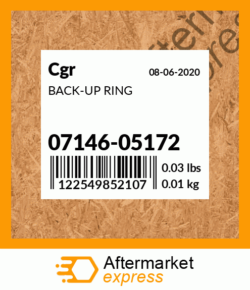 BACK-UP RING 07146-05172