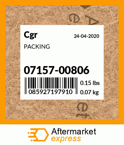 PACKING 07157-00806
