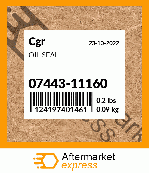 OIL SEAL 07443-11160