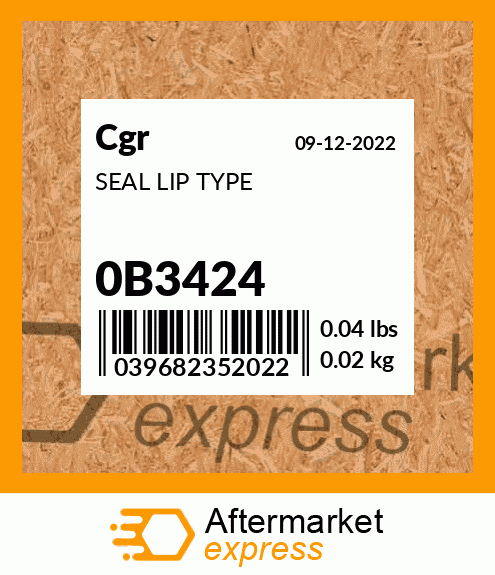 SEAL LIP TYPE 0B3424