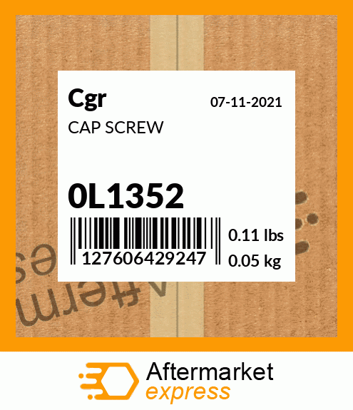 CAP SCREW 0L1352