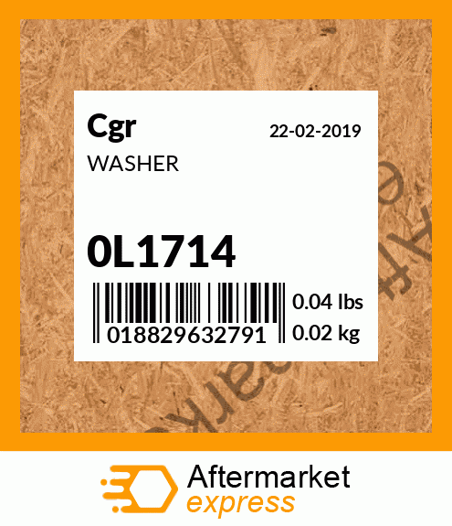 WASHER 0L1714