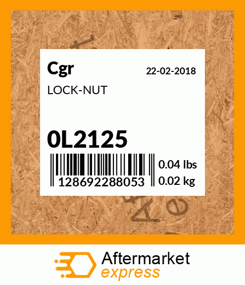LOCK-NUT 0L2125