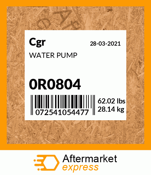 WATER PUMP 0R0804