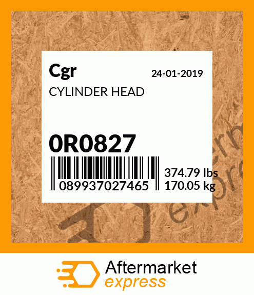 CYLINDER HEAD 0R0827