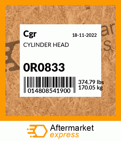 CYLINDER HEAD 0R0833