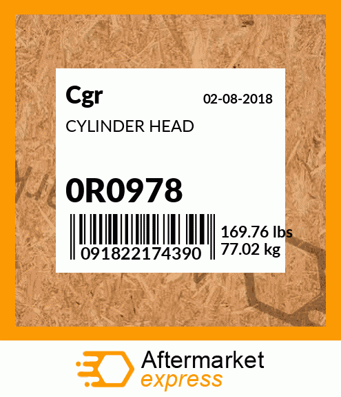 CYLINDER HEAD 0R0978