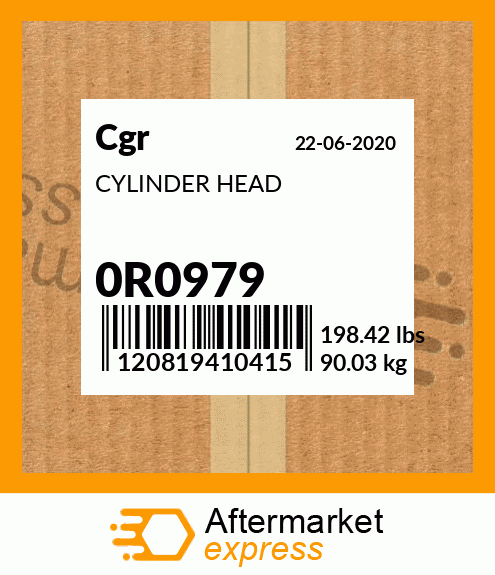CYLINDER HEAD 0R0979