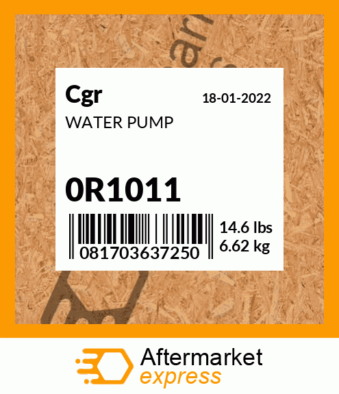 WATER PUMP 0R1011