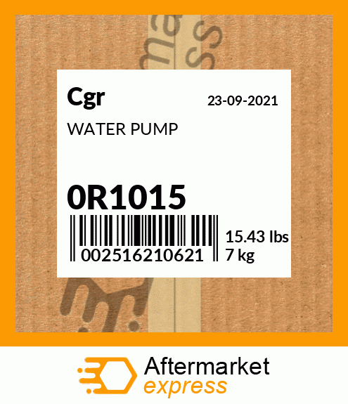 WATER PUMP 0R1015