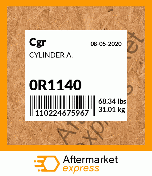 CYLINDER A. 0R1140