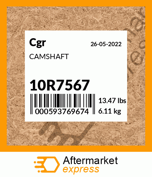 CAMSHAFT 10R7567