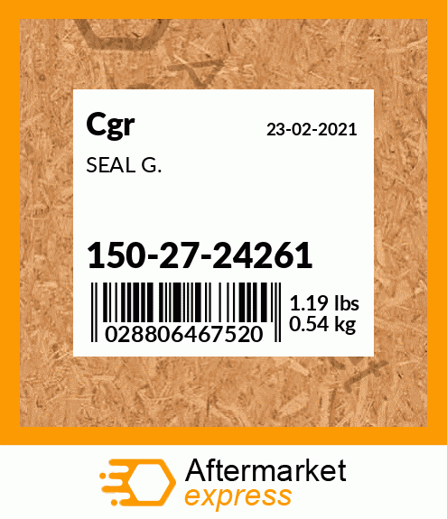 SEAL G. 150-27-24261