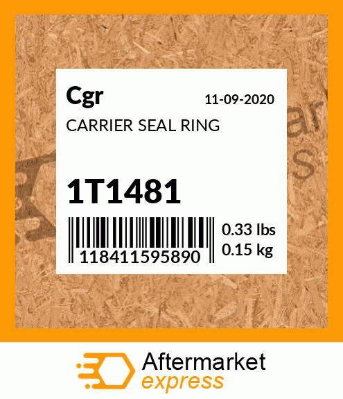 CARRIER SEAL RING 1T1481