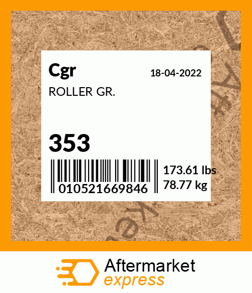 ROLLER GR. 353
