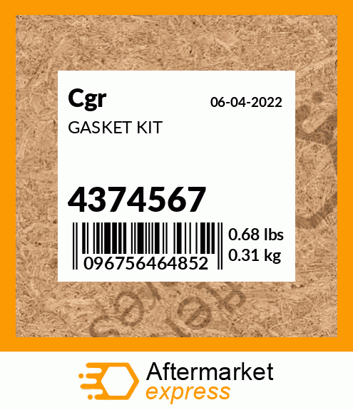 GASKET KIT 4374567
