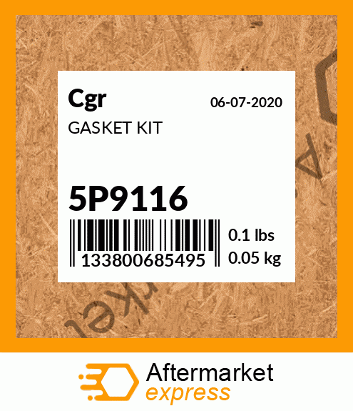 GASKET KIT 5P9116