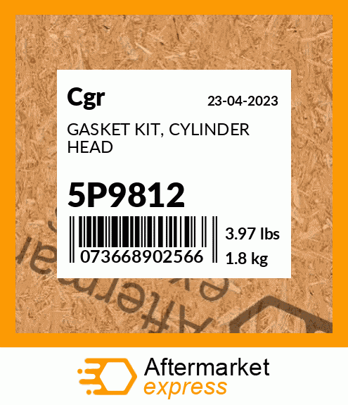 GASKET KIT, CYLINDER HEAD 5P9812