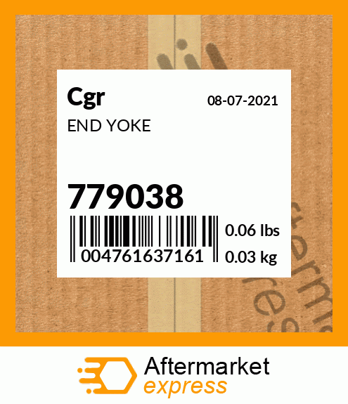 END YOKE 779038