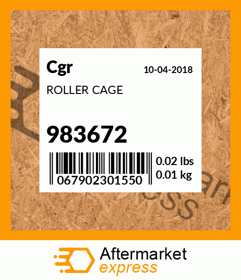 ROLLER CAGE 983672