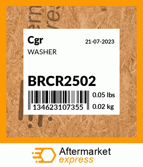 WASHER BRCR2502