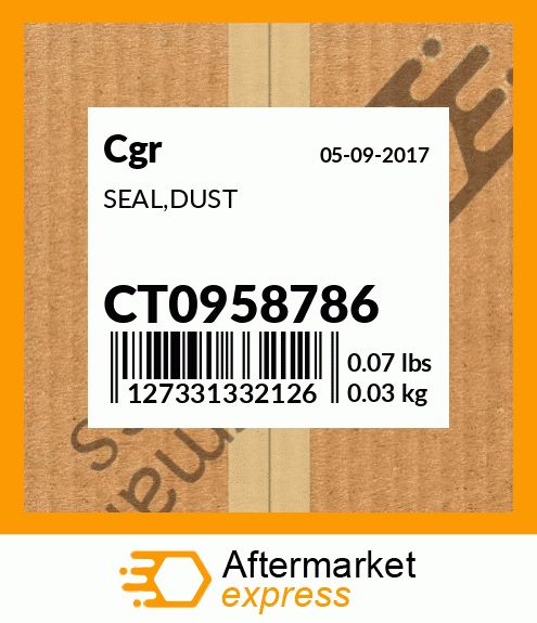 SEAL,DUST CT0958786