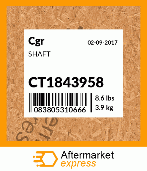 SHAFT CT1843958