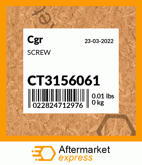 SCREW CT3156061