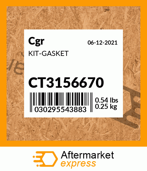 KIT-GASKET CT3156670