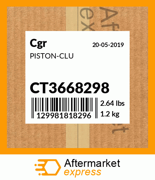 PISTON-CLU CT3668298