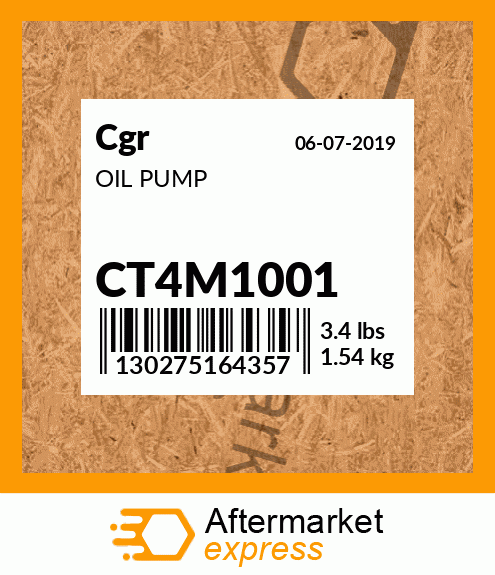 OIL PUMP CT4M1001