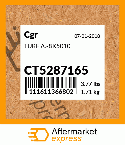 TUBE A.-8K5010 CT5287165