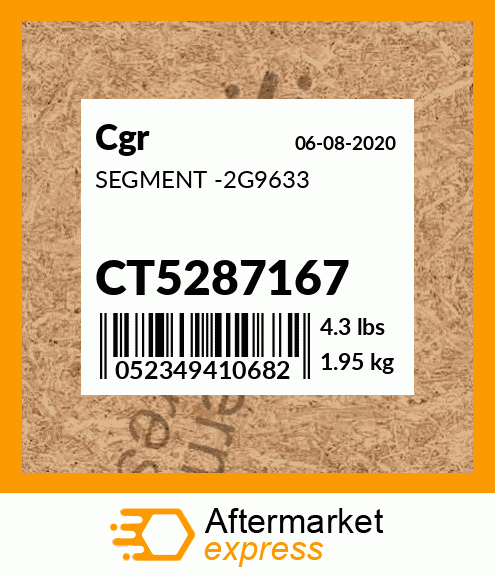 SEGMENT -2G9633 CT5287167