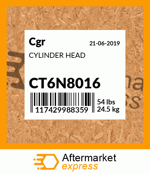 CYLINDER HEAD CT6N8016