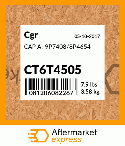 CAP A.-9P7408/8P4654 CT6T4505