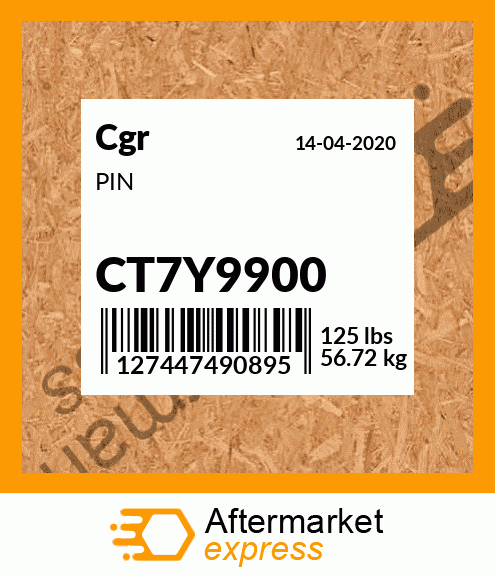 PIN CT7Y9900