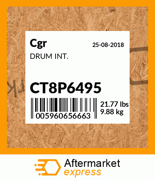 DRUM INT. CT8P6495