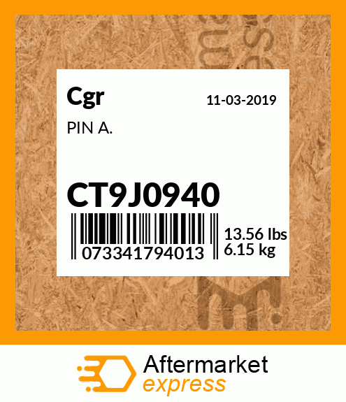 PIN A. CT9J0940