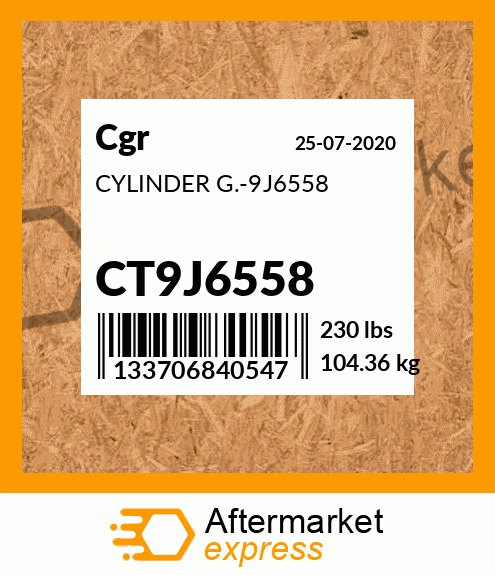 CYLINDER G.-9J6558 CT9J6558
