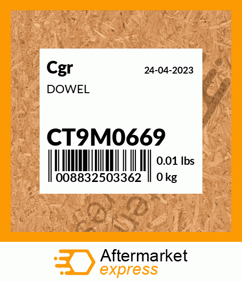 DOWEL CT9M0669