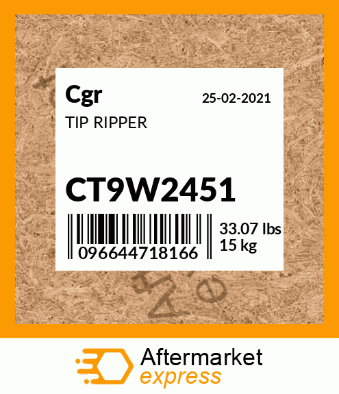 TIP RIPPER CT9W2451