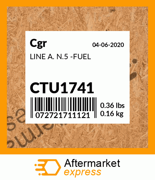 LINE A. N.5 -FUEL CTU1741