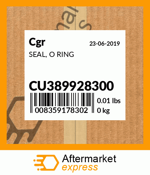 SEAL, O RING CU389928300