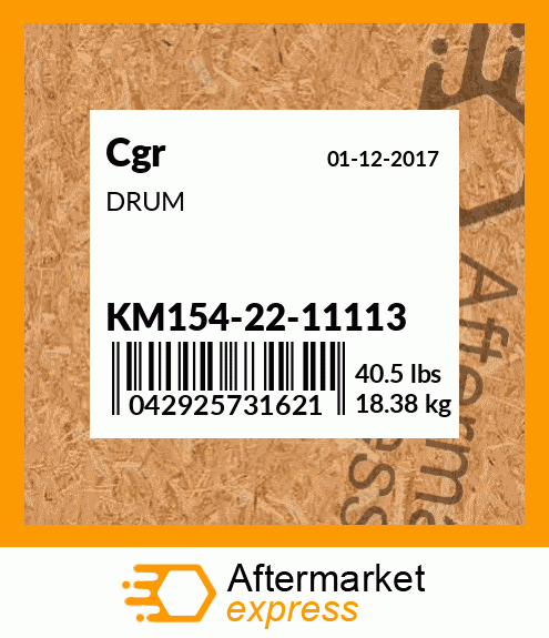 DRUM KM154-22-11113
