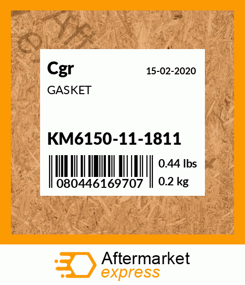 GASKET KM6150-11-1811