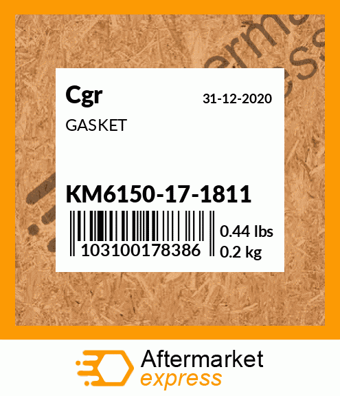 GASKET KM6150-17-1811