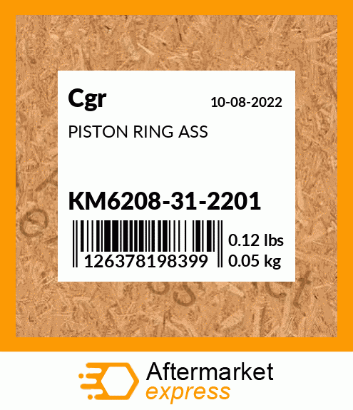 PISTON RING ASS KM6208-31-2201