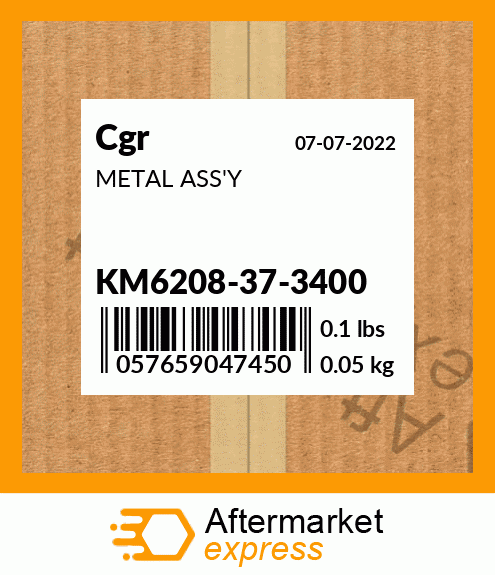 METAL ASS'Y KM6208-37-3400