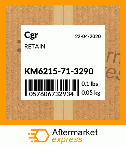 RETAIN KM6215-71-3290