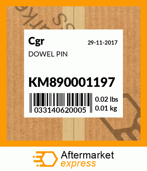DOWEL PIN KM890001197